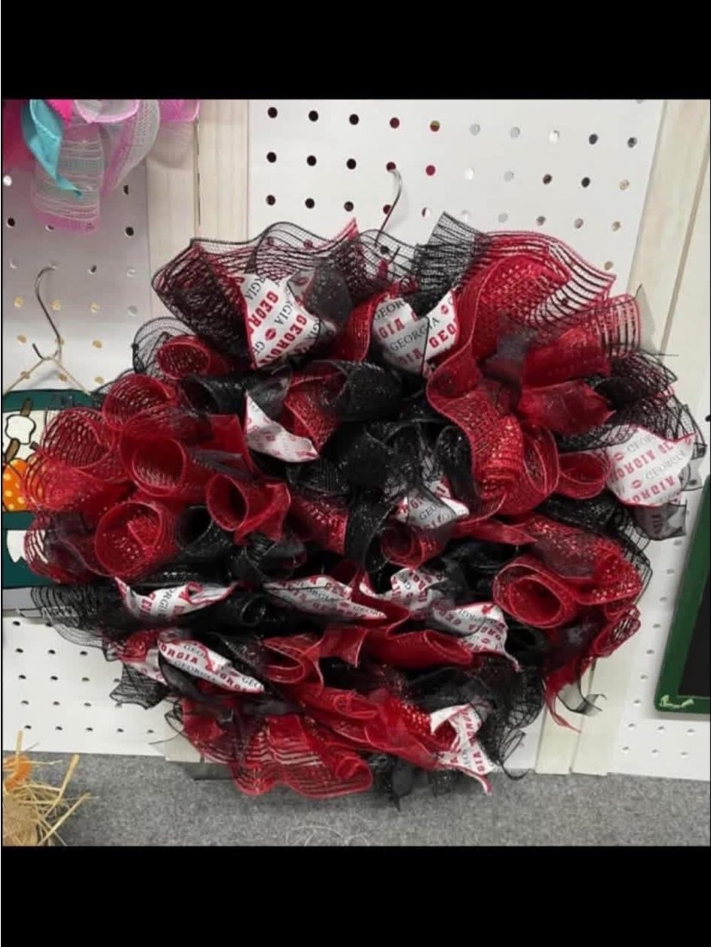 Georgia Mesh Wreath